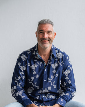 PEMPERDON Long Sleeve Shirt Navy