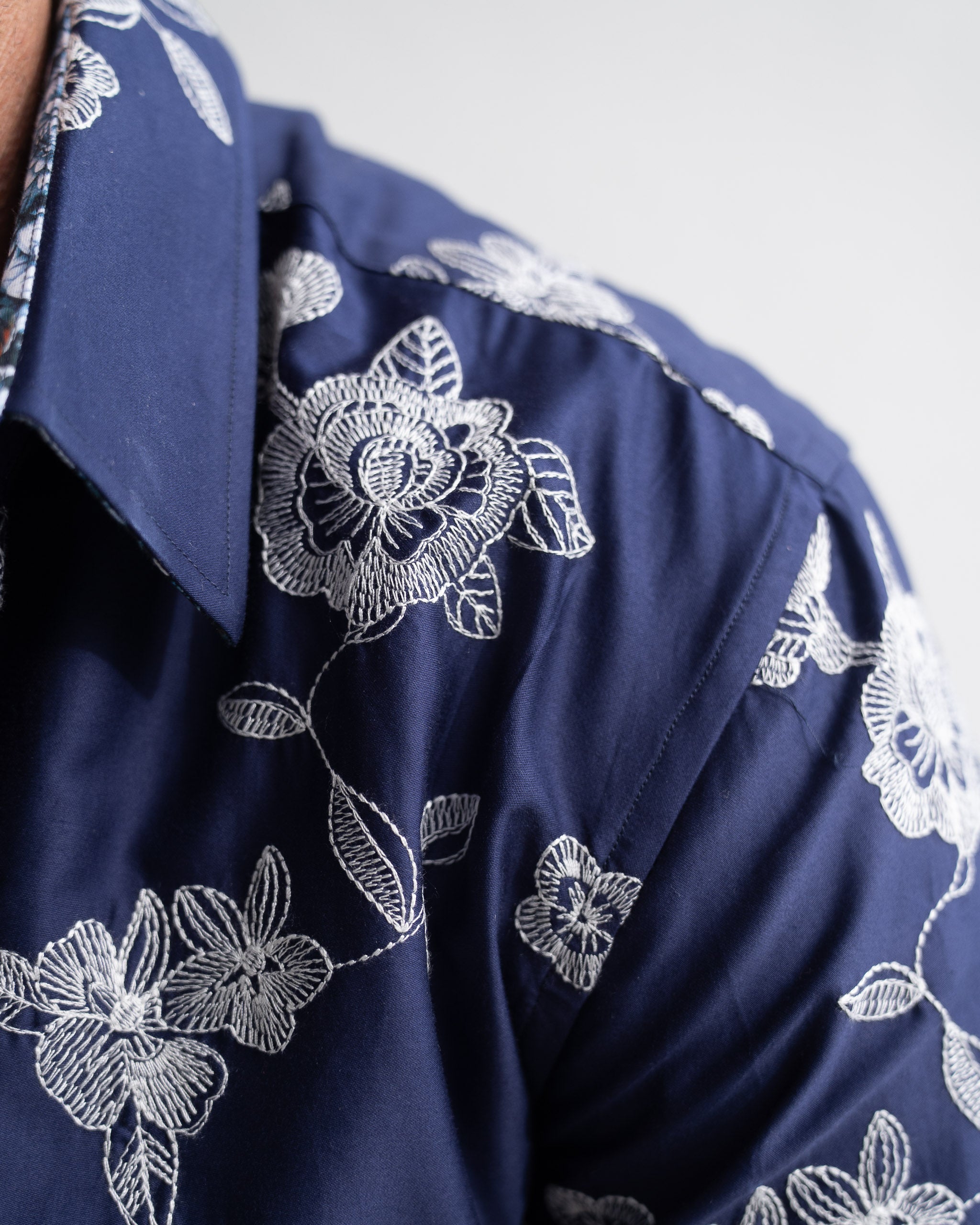 PEMPERDON Long Sleeve Shirt Navy