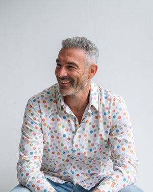 PRESTON Long Sleeve Shirt White