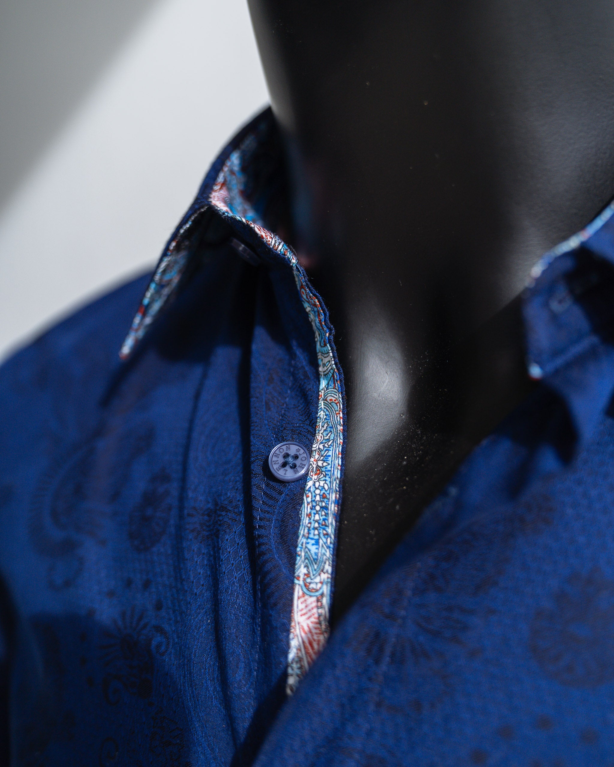 WILTON Long Sleeve Shirt Navy