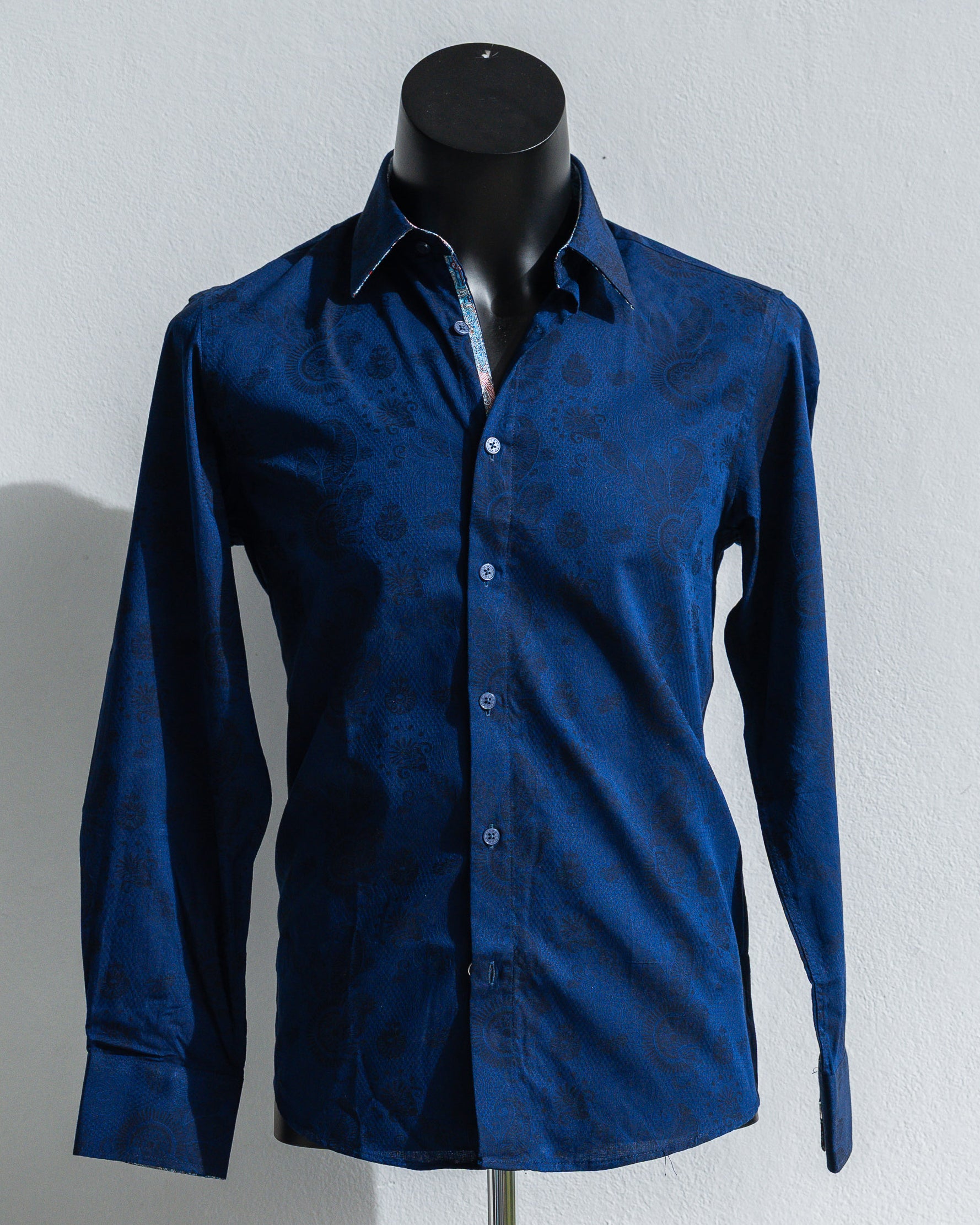 WILTON Long Sleeve Shirt Navy