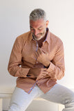 HULL Long Sleeve Shirt Brick