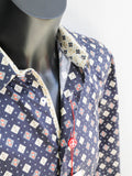 ROCHDALE Long Sleeve Shirt Ink
