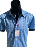 WHITNEY TOWN Short Sleeve Shirt Blue