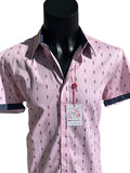 WHITNEY TOWN Short Sleeve Shirt Pink